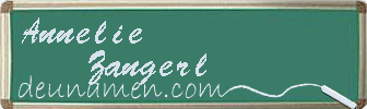 Annelie Zangerl Visitenkarte
